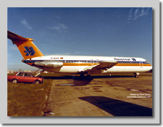 D-ALFA soon to become G-BJRT